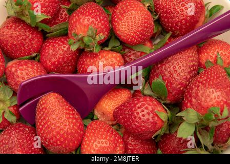 delicious strawberries Stock Photo