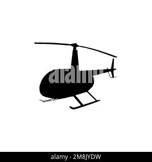Helicopter icon. Simple style helicopter travel agency big sale poster background symbol. Helicopter brand logo design element. Helicopter t-shirt Stock Vector