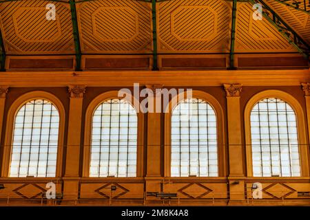 Livorno Market Hall Italy Stock Photo