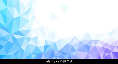 Colorful triangles background with transparencies and copy space Stock Vector