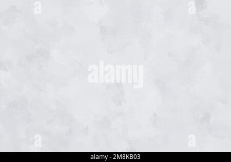 Abstract white & light gray oil painting background with brush strokes ...