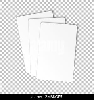 Blank playing card Stock Vector Images - Alamy