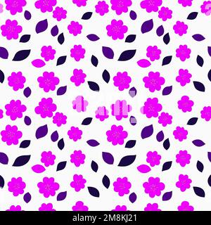 Floral Seamless Pattern. Abstract texture in Rustic Style for Linen, Calico, Chintz Stock Photo