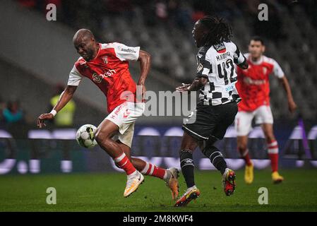 Braga, 01/14/2023 - Sporting Clube de Braga received, this evening, at  EstÃdio Municipal de Braga, Boavista FC, in a game counting for the 16th  Matchday of the Liga Portugal Bwin. Sasso;Vitinha (Gonçalo