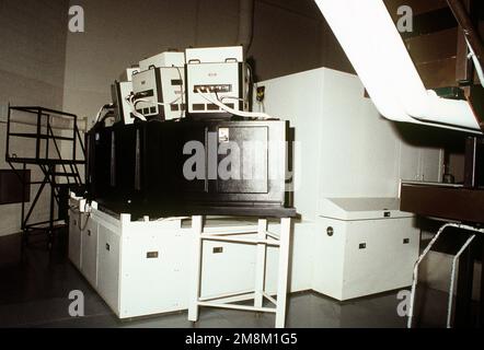 T37 Instrument Panel Exterior view of the T-37 flight simulator. The Air Force's joint pilot ...