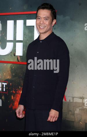 The Recruit Netflix Series Premiere at AMC Theaters at The Grove on December 8, 2022 in Los Angeles, CA Featuring: Noah Centineo Where: Los Angeles, California, United States When: 09 Dec 2022 Credit: Nicky Nelson/WENN Stock Photo