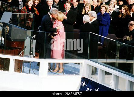 Inauguration of President Bill Clinton, 1997. President Bill Clinton ...