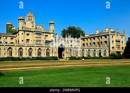 St. Johns College, Cambridge University, Cambridge, England, UK Stock Photo