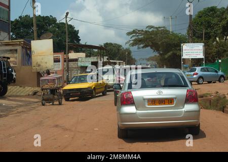 view from Yaounde, Cameroon Stock Photo