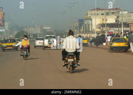 view from Yaounde, Cameroon Stock Photo