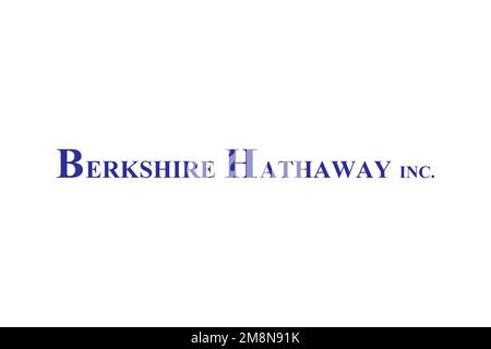 Berkshire Hathaway, Logo, White Background Stock Photo