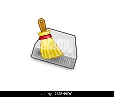 BleachBit, rotated logo, white background Stock Photo - Alamy