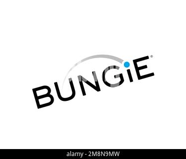 Bungie, Logo, White background Stock Photo - Alamy