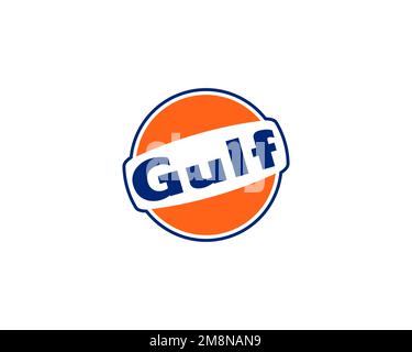 Gulf Motor Oil & Gasoline Vintage Metal Sign 10