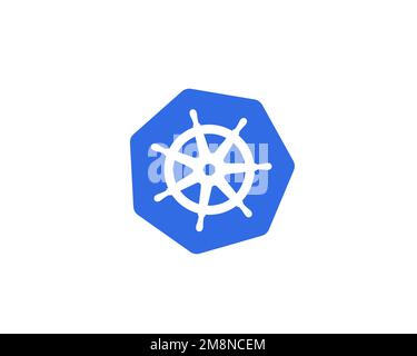 Kubernetes, Logo, White background Stock Photo - Alamy