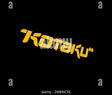 Kotaku, Logo, Black Background Stock Photo - Alamy