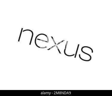Nexus 5X, Rotated Logo, White Background B Stock Photo