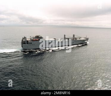 Starboard Quarter View Of The Military Sealift Command (MSC) Strategic ...