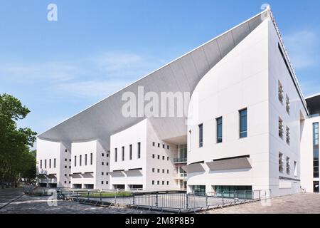 Paris, France - May, 2022: Building of National Superior Conservatory of Paris for Music and Dance designed by architect Christian de Portzamparc Stock Photo