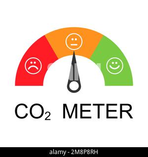 CO2 reduce cloud icon, clean global emission, environment eco design symbol vector illustration . Stock Vector