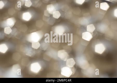 blurred image pearl white bokeh background Stock Photo