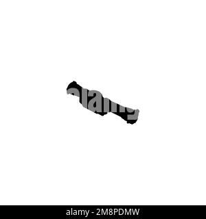 Optic riffle scope icon. Simple style poster background symbol. Optic riffle scope brand logo design element. Optic riffle scope t-shirt printing. Stock Vector