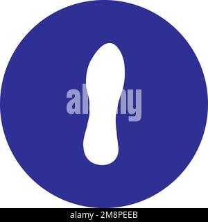 shoe icon logo vectortemplate Stock Vector