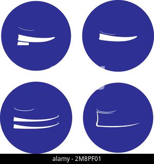 shoe icon logo vectortemplate Stock Vector