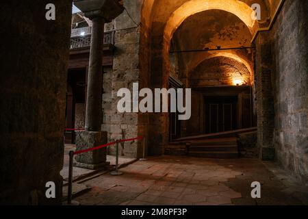 Istanbul, Turkey, November 28 2022. Topkapi Palace Harem, images from inside the Plat, Buildings and Museums. High quality photo Stock Photo