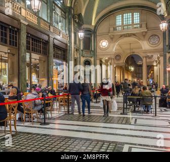 interior of Saint Federico gallery near San Carlo Square of Turin city (Torino) Piedmont, region of northern Italy, Europe.