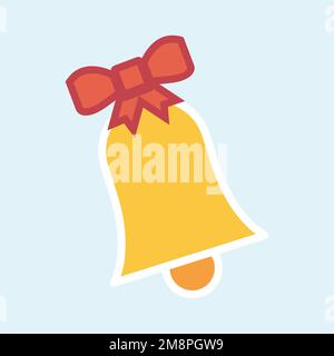 School bell in vector file Stock Vector