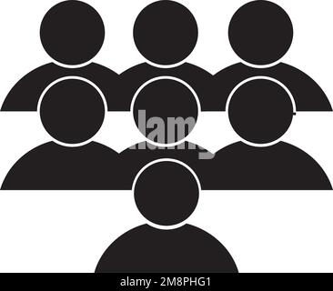 people team icon vektortemplate Stock Vector