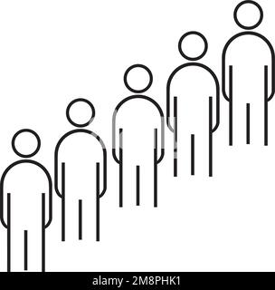 people team icon vektortemplate Stock Vector