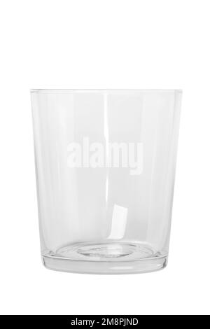 Glass empty glass of medium size. Isolated. Stock Photo