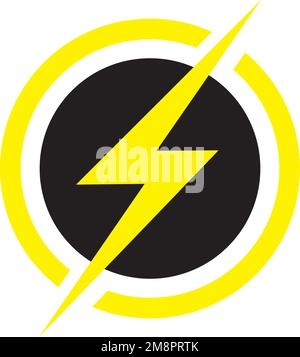 lightning logo vektor illustration design Stock Vector