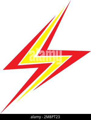 lightning logo vektor illustration design Stock Vector