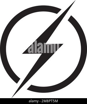 lightning logo vektor illustration design Stock Vector