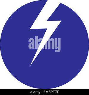 lightning logo vektor illustration design Stock Vector