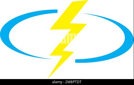 lightning logo vektor illustration design Stock Vector