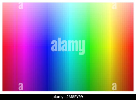 Color Palette with Every Hue Stock Vector