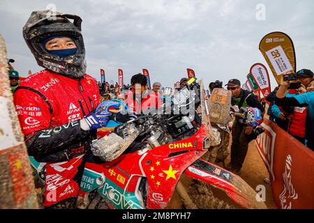 Damman, Saudi Arabia. 15th Jan, 2023. during the Stage 14 of the Dakar 2023 between Al-Hofuf and Damman, on January 15, 2023 in Damman, Saudi Arabia - Photo Frédéric Le Floc’h / DPPI Credit: DPPI Media/Alamy Live News Stock Photo