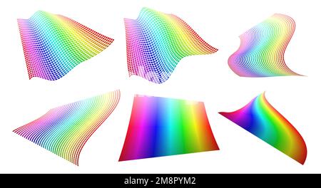 3D Color Theory Palette Abstract Charts Stock Vector