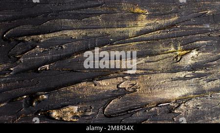 Ornament smoky textured spots with golden starry highlights Stock Photo