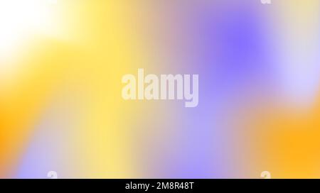 Colorful gradient background. Yellow, purple, orange wallpaper. Pastel blurred surface. Soft spring lavender color texture. Abstract vector  Stock Vector