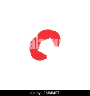 Sausage icon. Simple style hot dog big sale poster background symbol. Sausage brand logo design element. Sausage t-shirt printing. Vector for sticker. Stock Vector