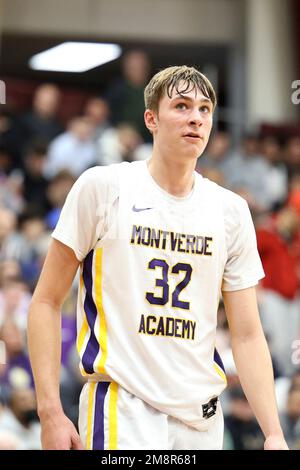 Montverde's Cooper Flagg #32 in action against La Lumiere during a high ...