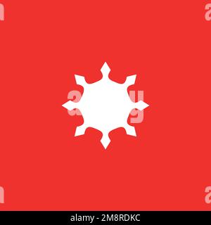 Snow icon. Simple style Christmas holiday poster background symbol. Snow brand logo design element. T-shirt printing. Vector for sticker. Stock Vector