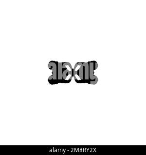 Alien ship icon. Simple style space science poster background symbol. brand logo design element. Alien ship t-shirt printing. Vector for sticker. Stock Vector
