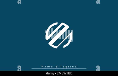 Alphabet letters Initials Monogram logo SS Stock Vector