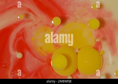 Macro abstract fluids Stock Photo